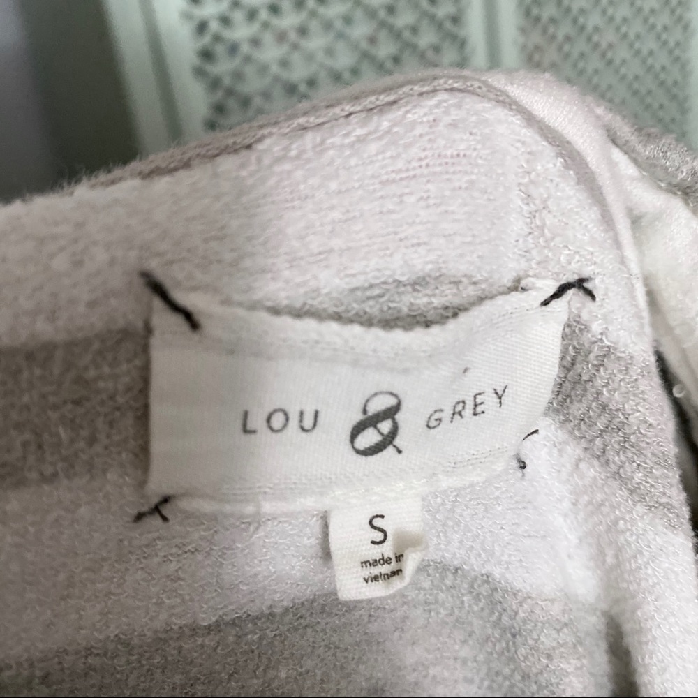 Lou & Grey Striped Cowl Neck Tunic Sweater - Picture 4 of 5
